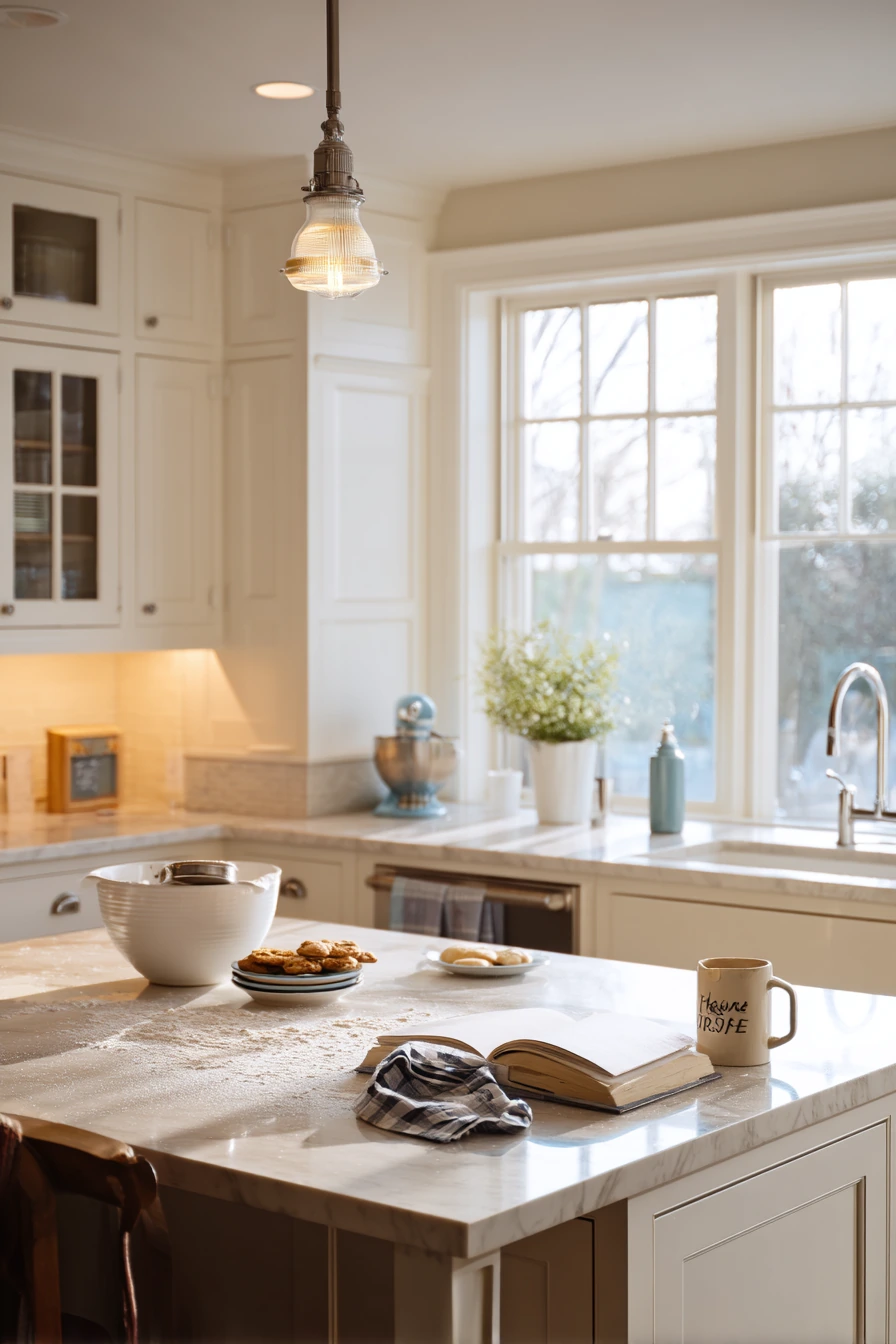 Weekend Baking Kitchen With Soft Warmth