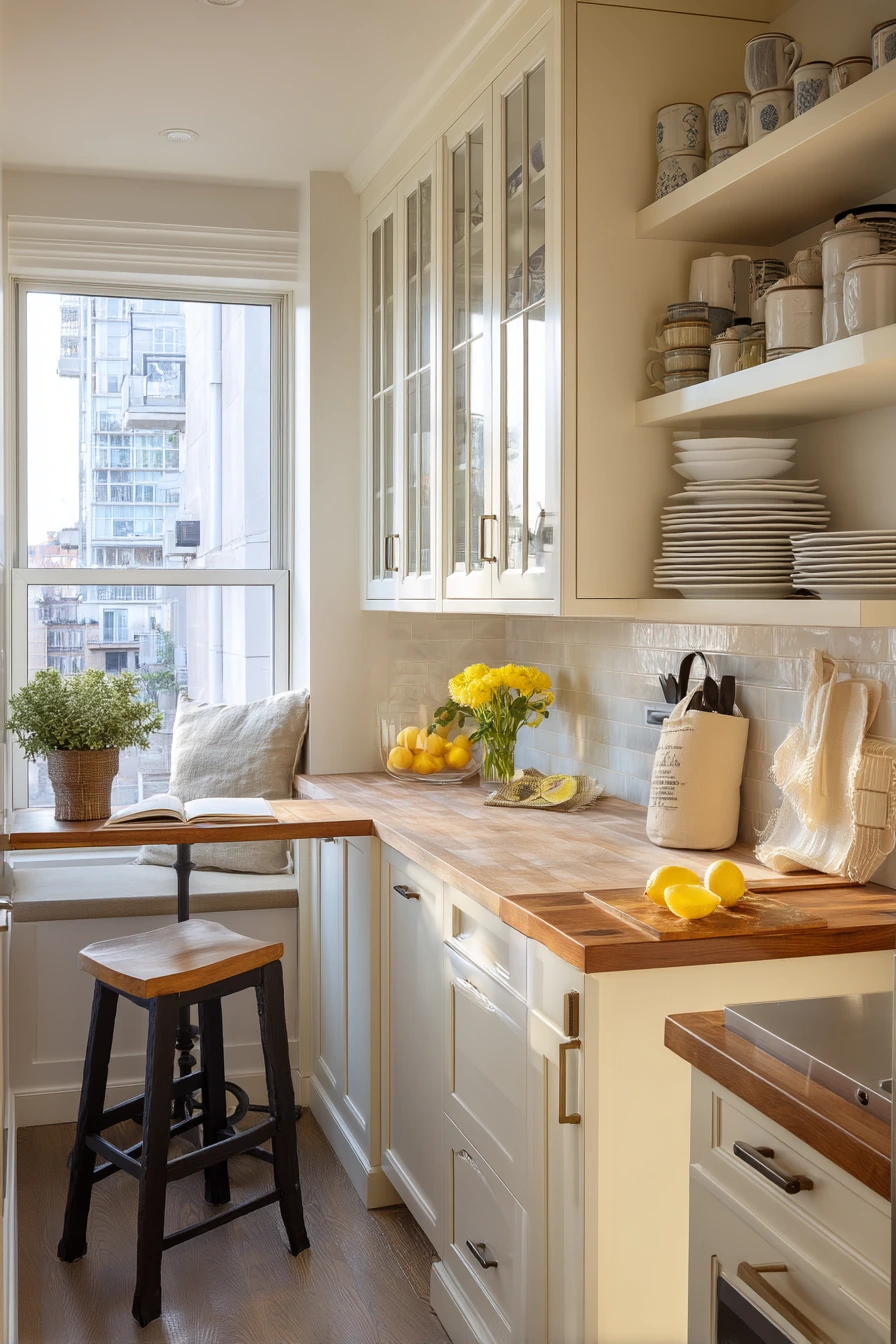 Small Condo Kitchen With Smart Storage