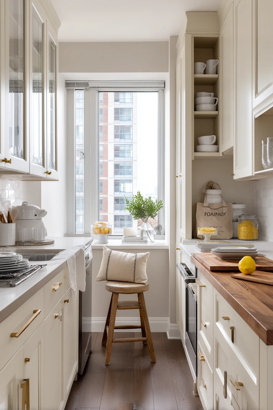 Small Condo Kitchen With Smart Storage