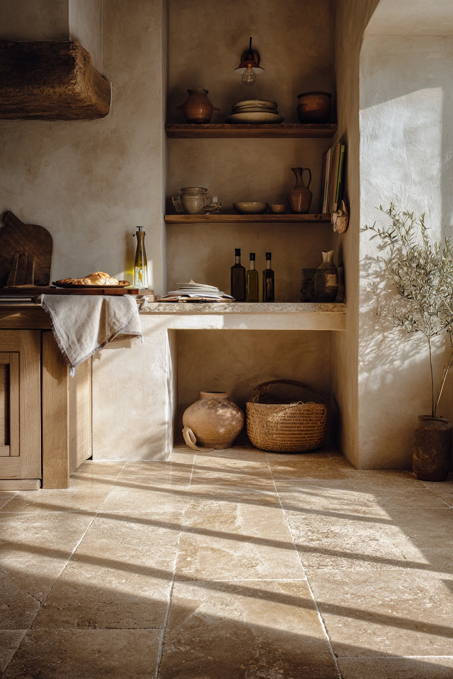 Earthy Kitchen With Collected Details