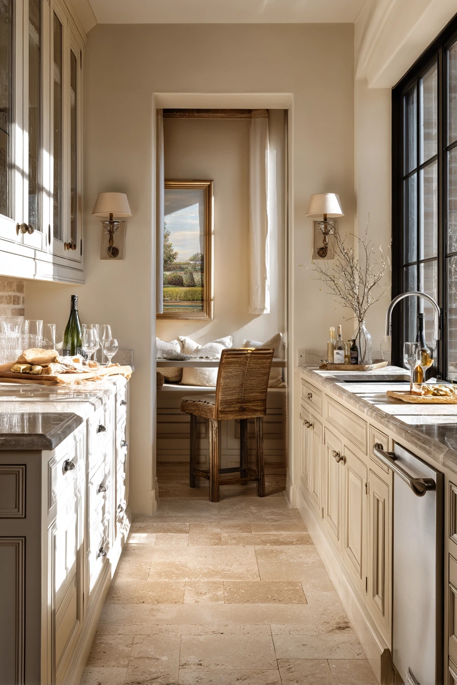 Elegant but Everyday Entertaining Kitchen