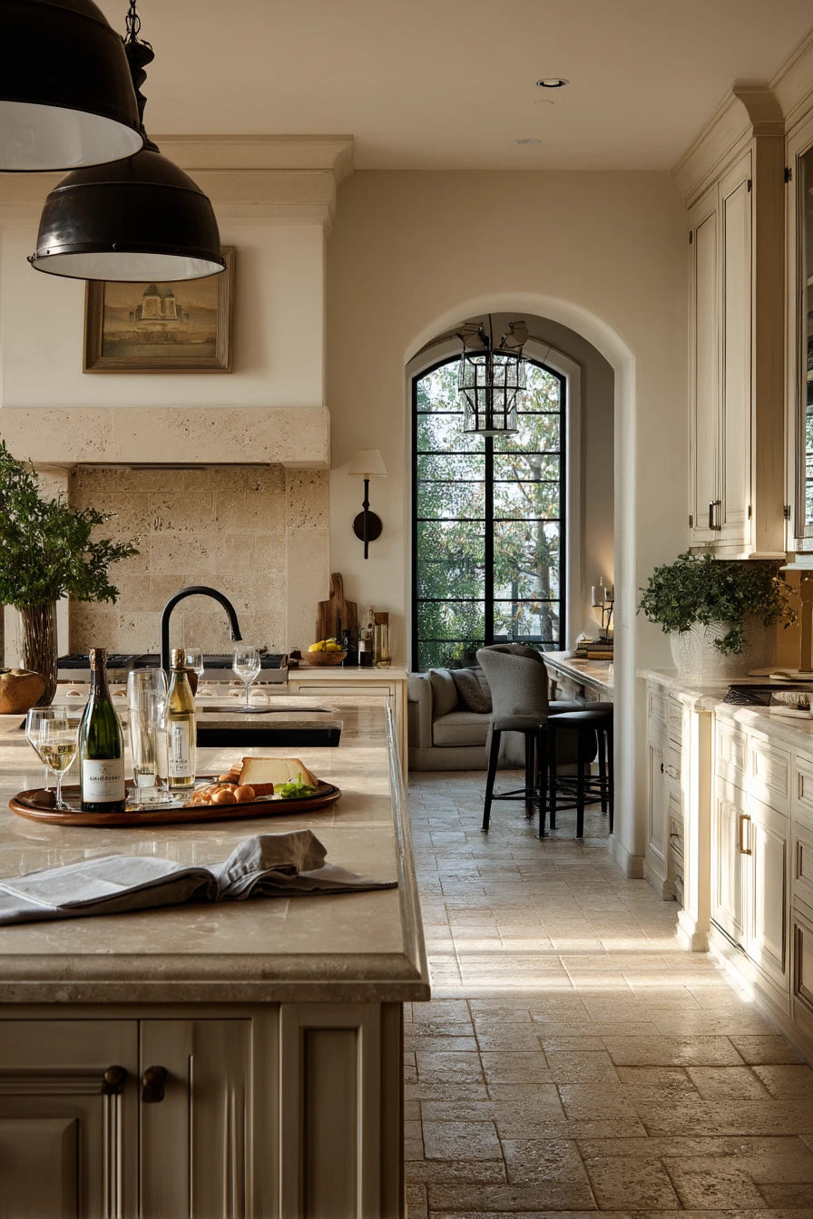 Elegant but Everyday Entertaining Kitchen