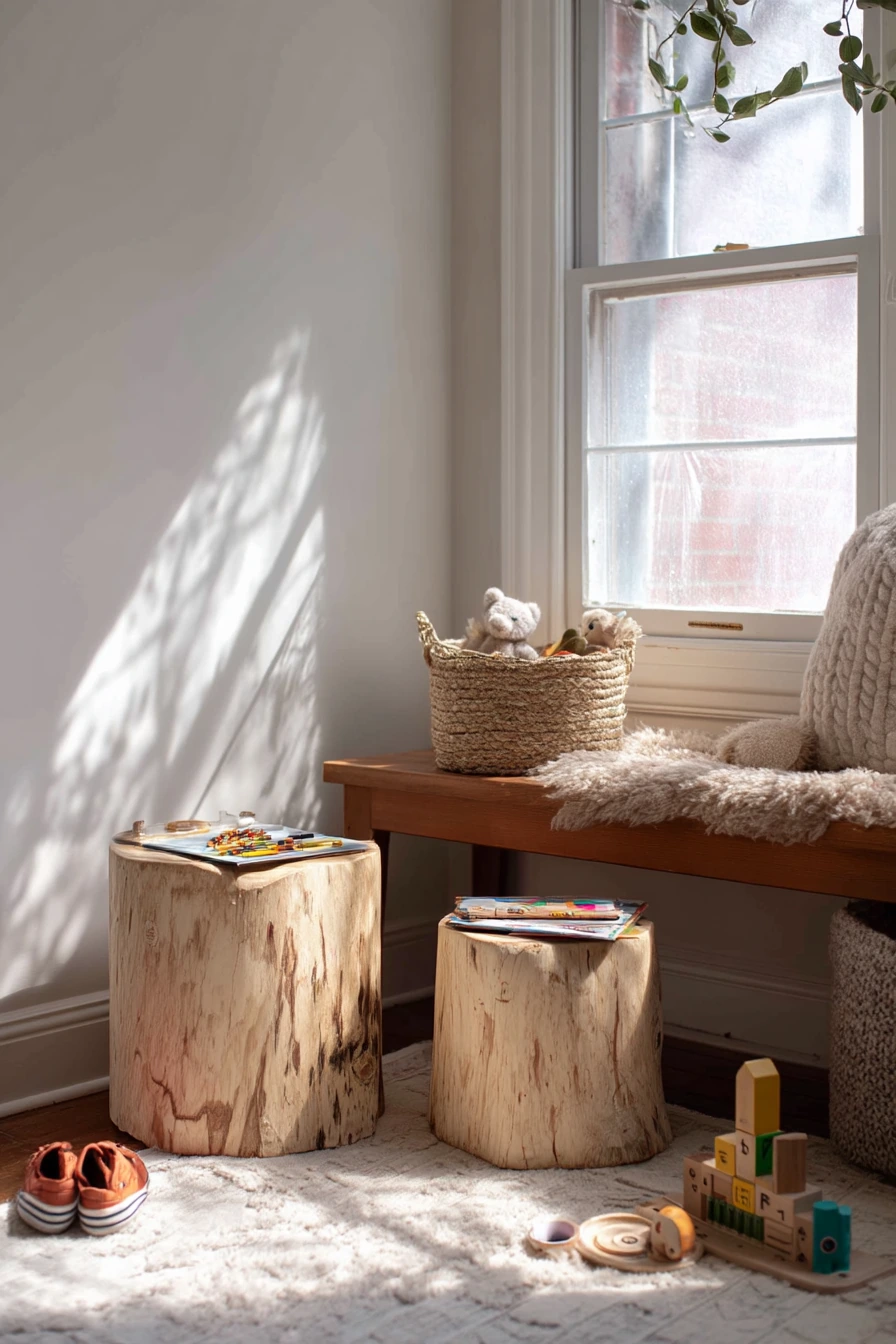Kid-Friendly Forest Play Corner