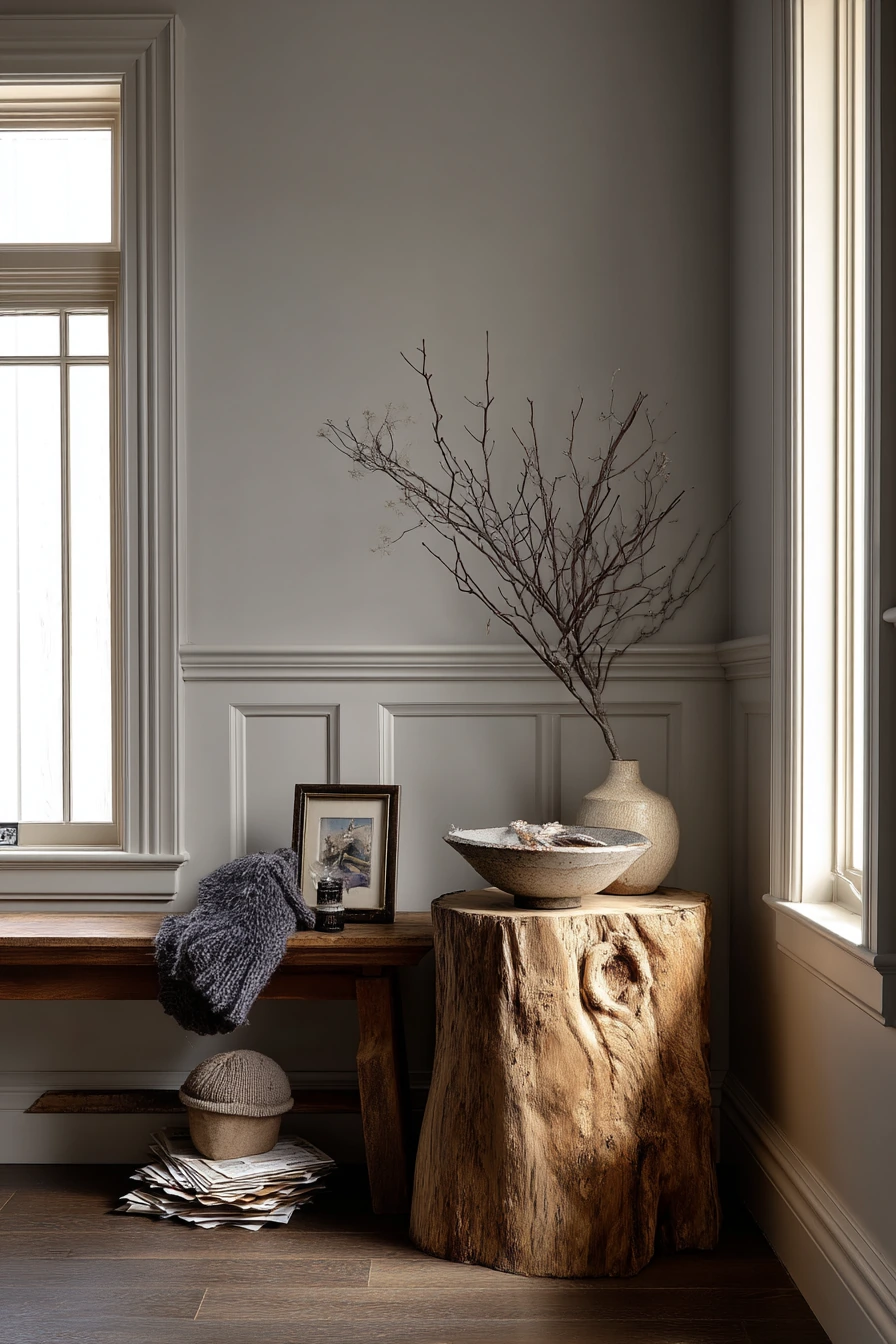 Sculptural Stump Hall Corner