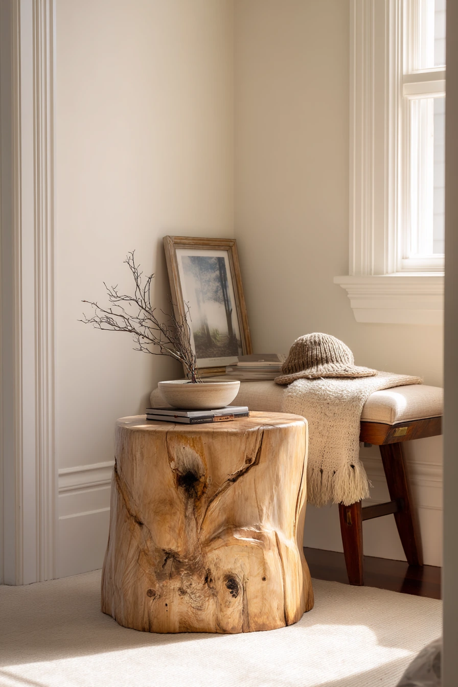 Sculptural Stump Hall Corner