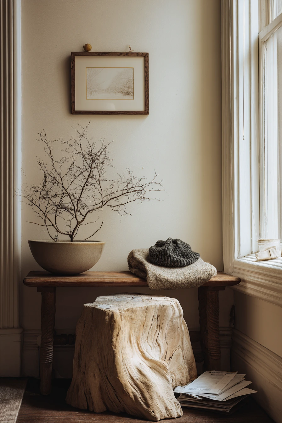 Sculptural Stump Hall Corner