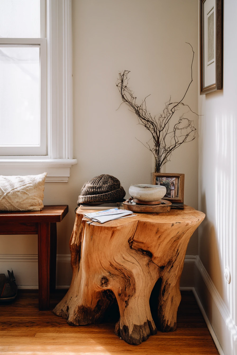 Sculptural Stump Hall Corner