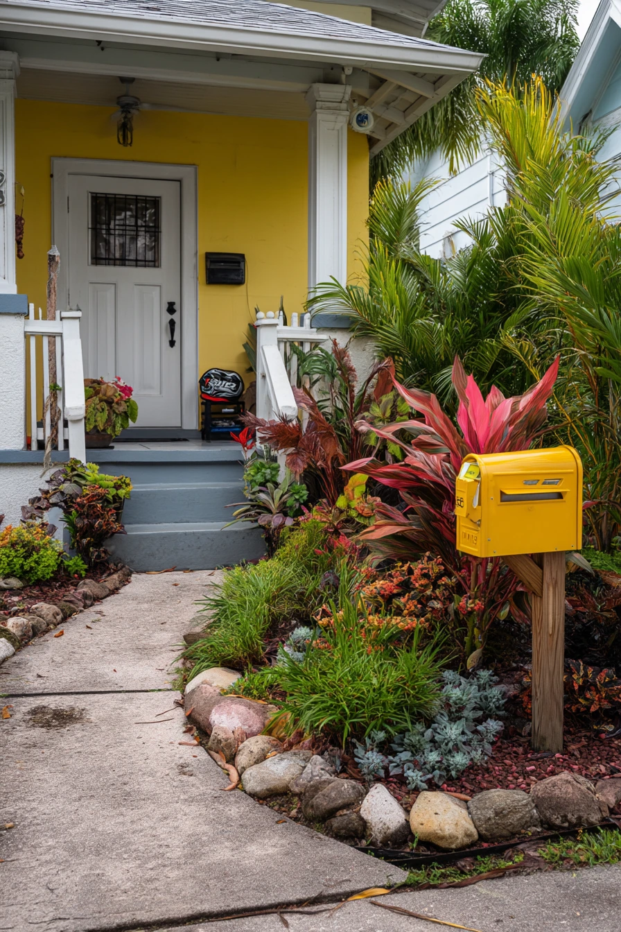 5. Front Yard Tropical Curb Appeal