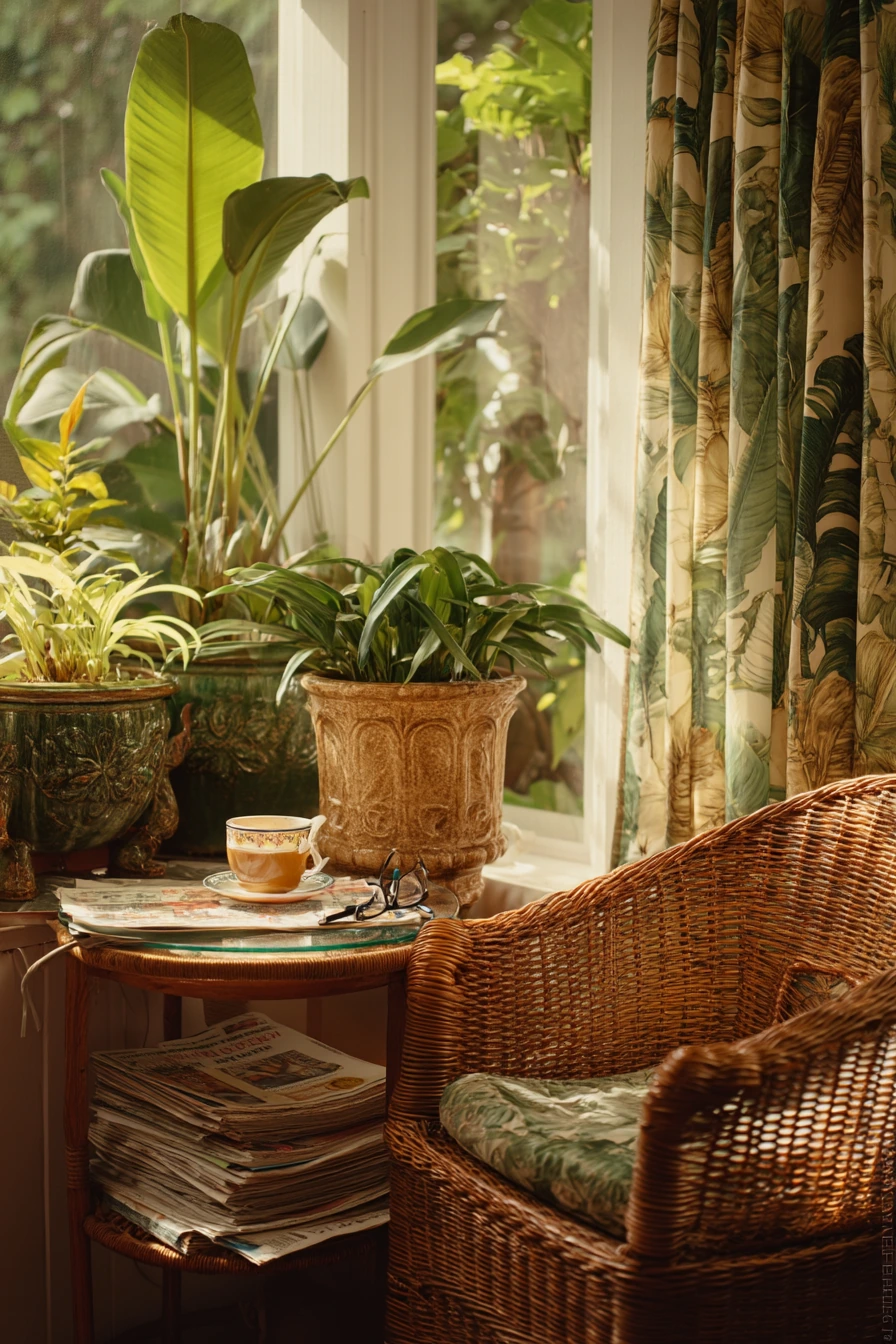 6. Indoor-Outdoor Sunroom Garden