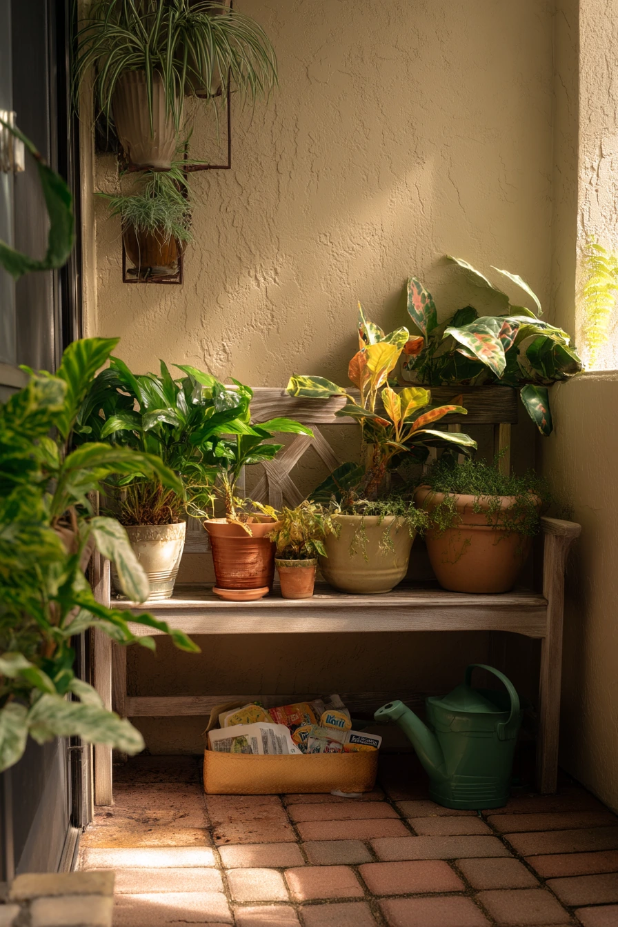 7. Budget Tropical Container Garden