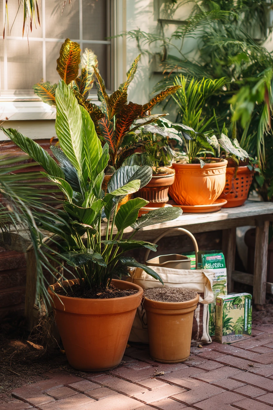 7. Budget Tropical Container Garden
