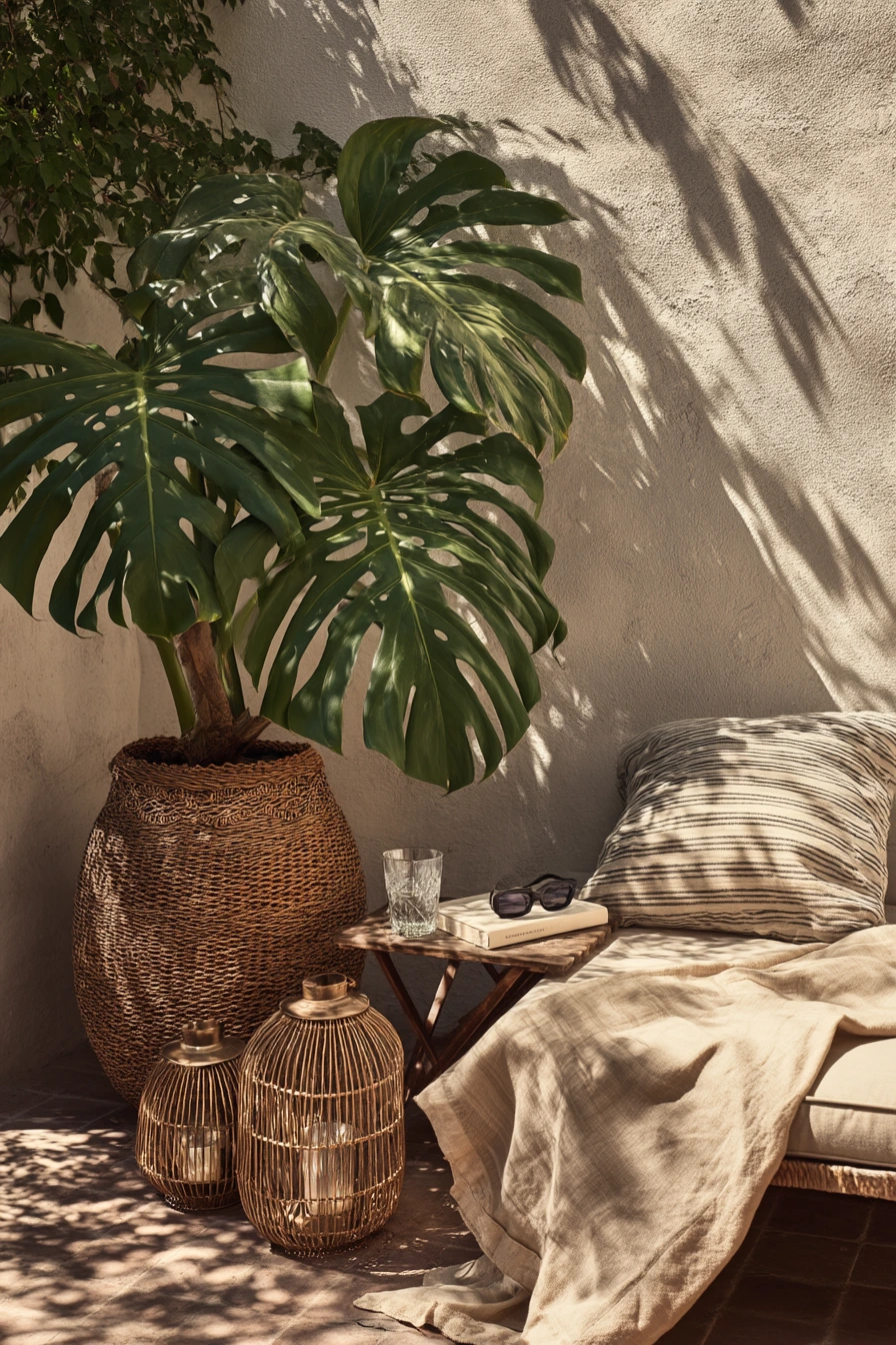 10. Tropical Patio Reading Corner