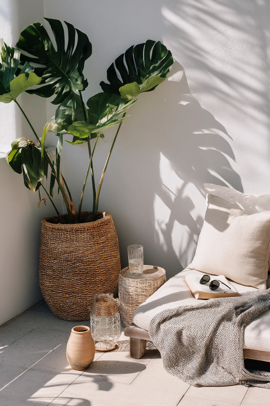 10. Tropical Patio Reading Corner