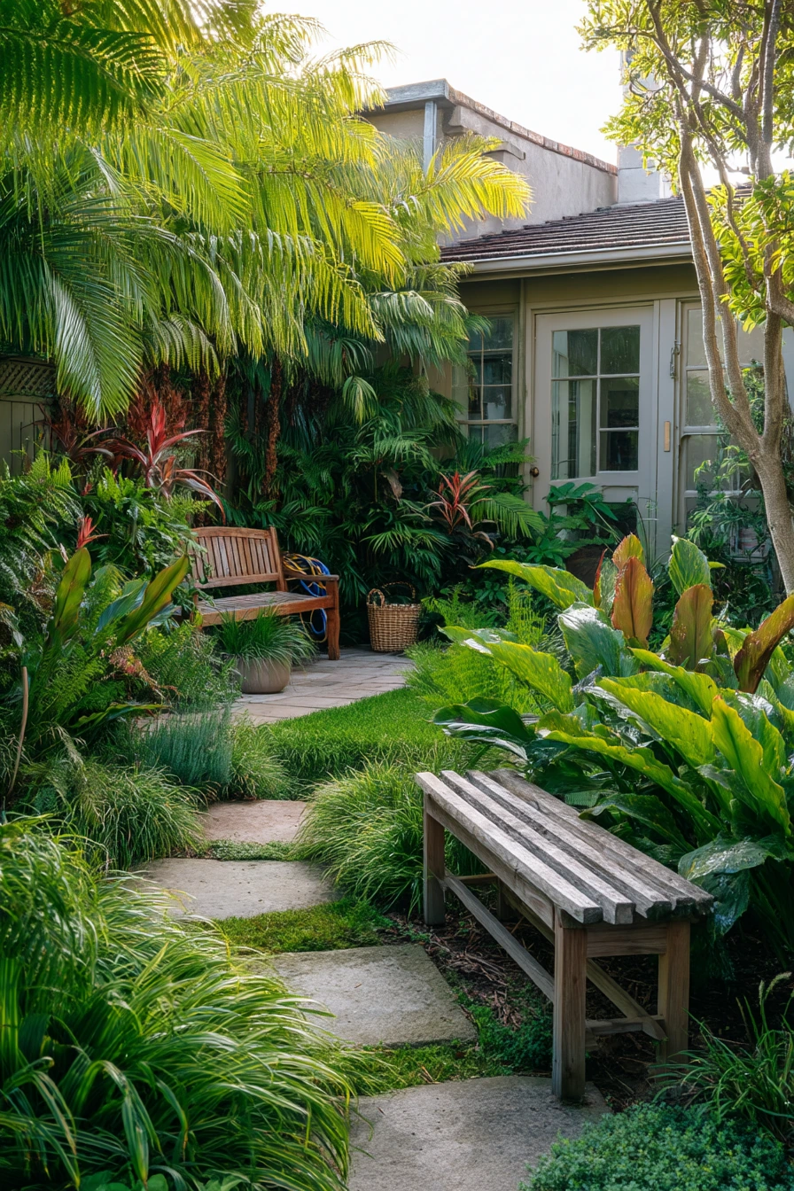 2. Small Backyard Jungle Path