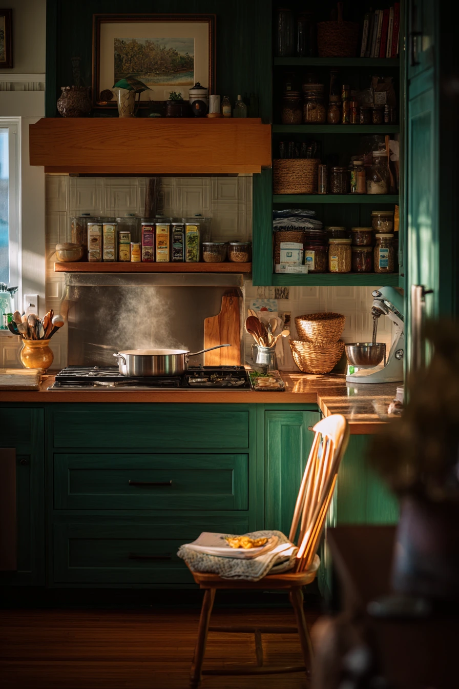 Tropical Kitchen for a Busy Cook