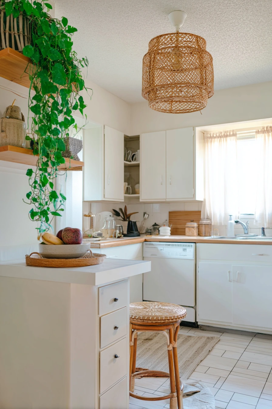 Renter-Friendly Rattan Accents