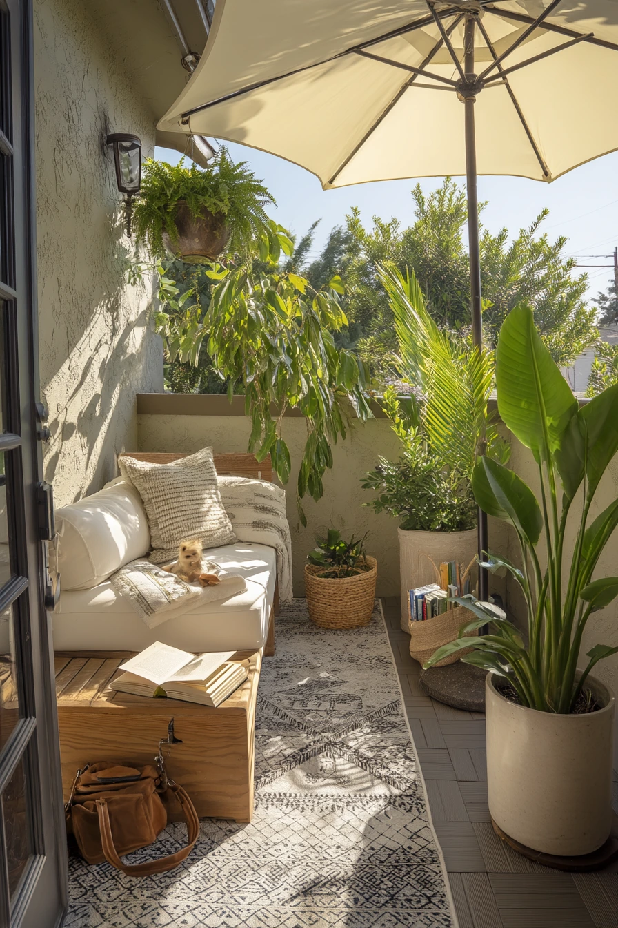 Renter-Friendly Covered Patio with No-Build Decor