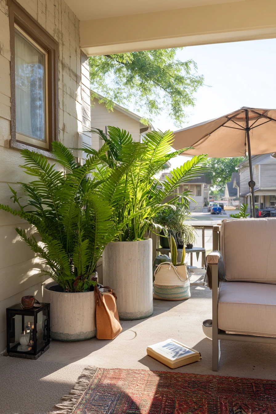 Renter-Friendly Covered Patio with No-Build Decor