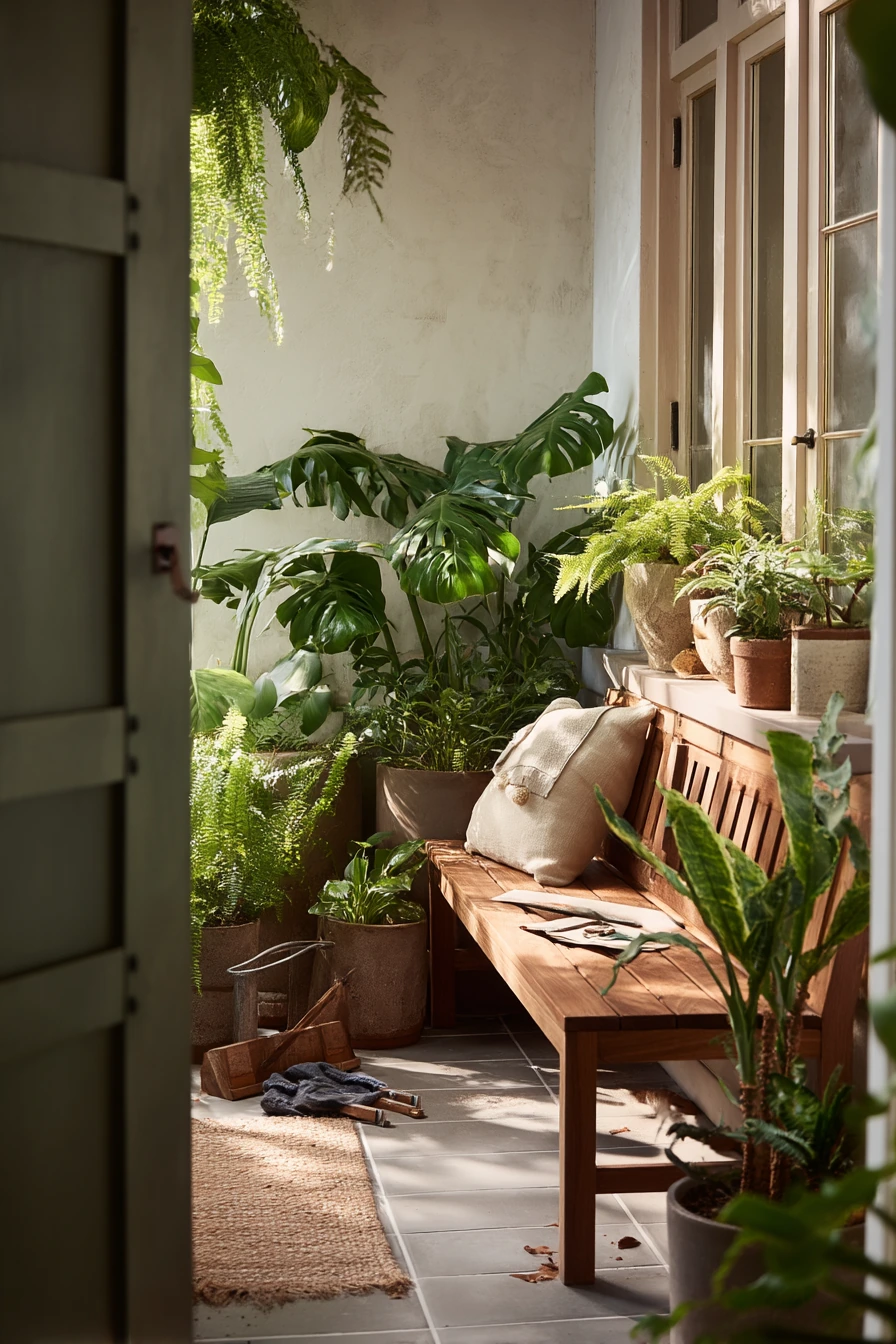 Patio Garden Nook for Plant Lovers