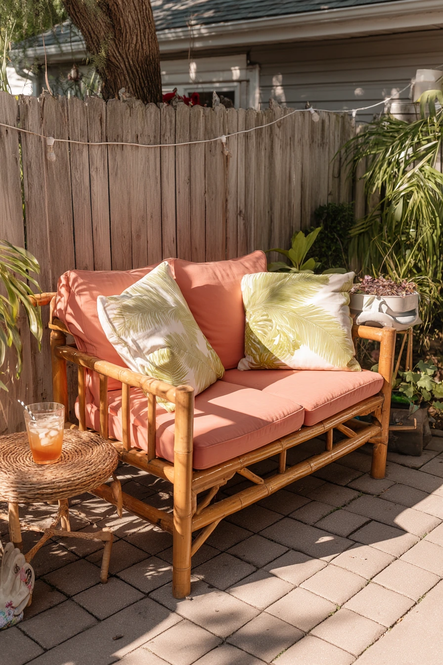 Budget-Friendly Tropical Patio Makeover