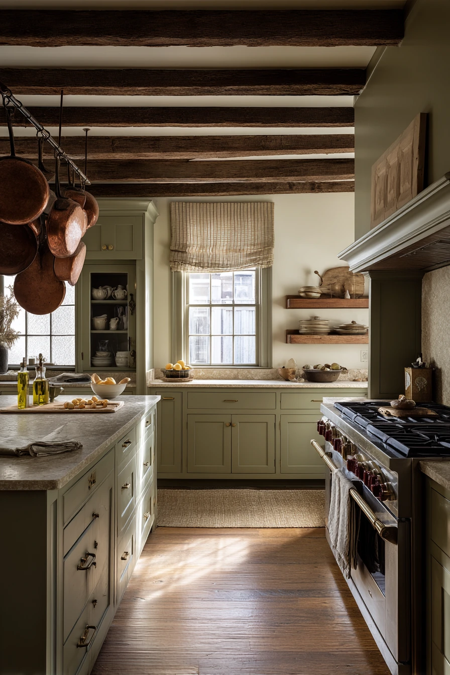 Historic Tudor Kitchen with Modern Cooking