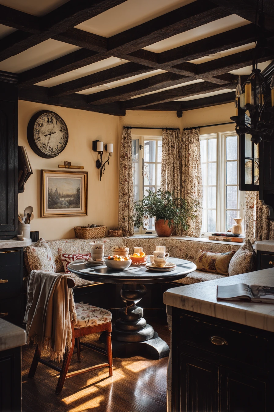 Tudor Kitchen at Breakfast Rush