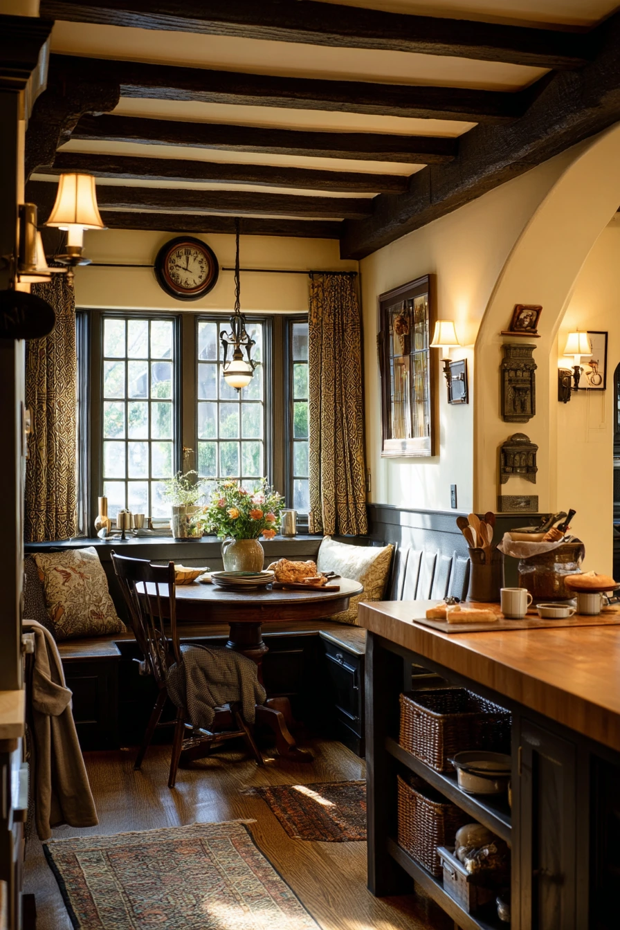 Tudor Kitchen at Breakfast Rush