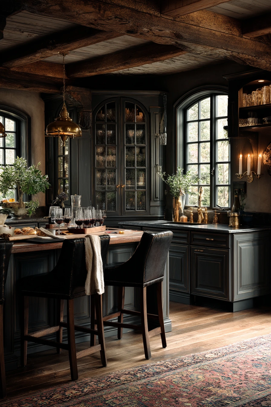 Elegant Tudor Kitchen for Entertaining