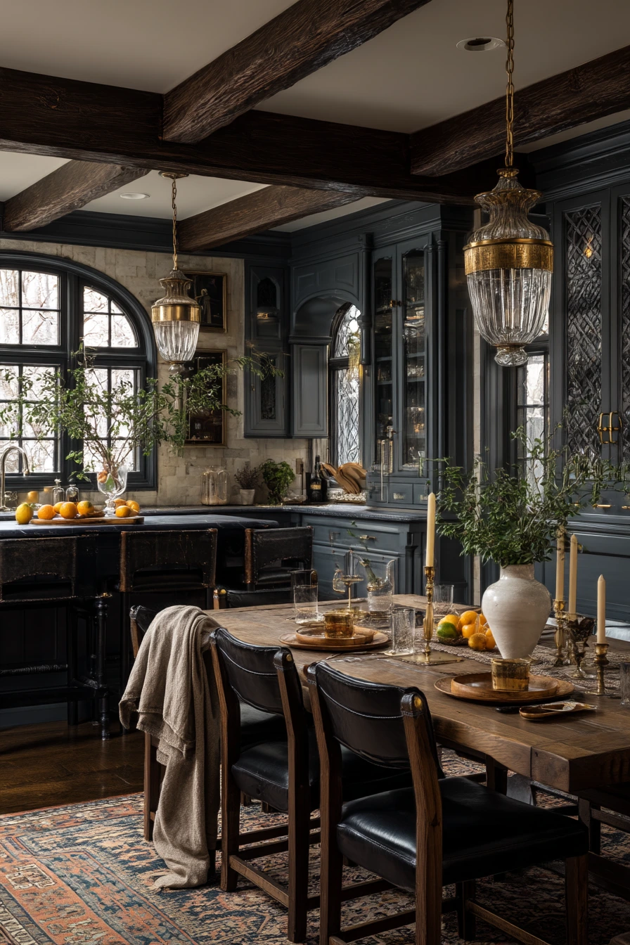 Elegant Tudor Kitchen for Entertaining
