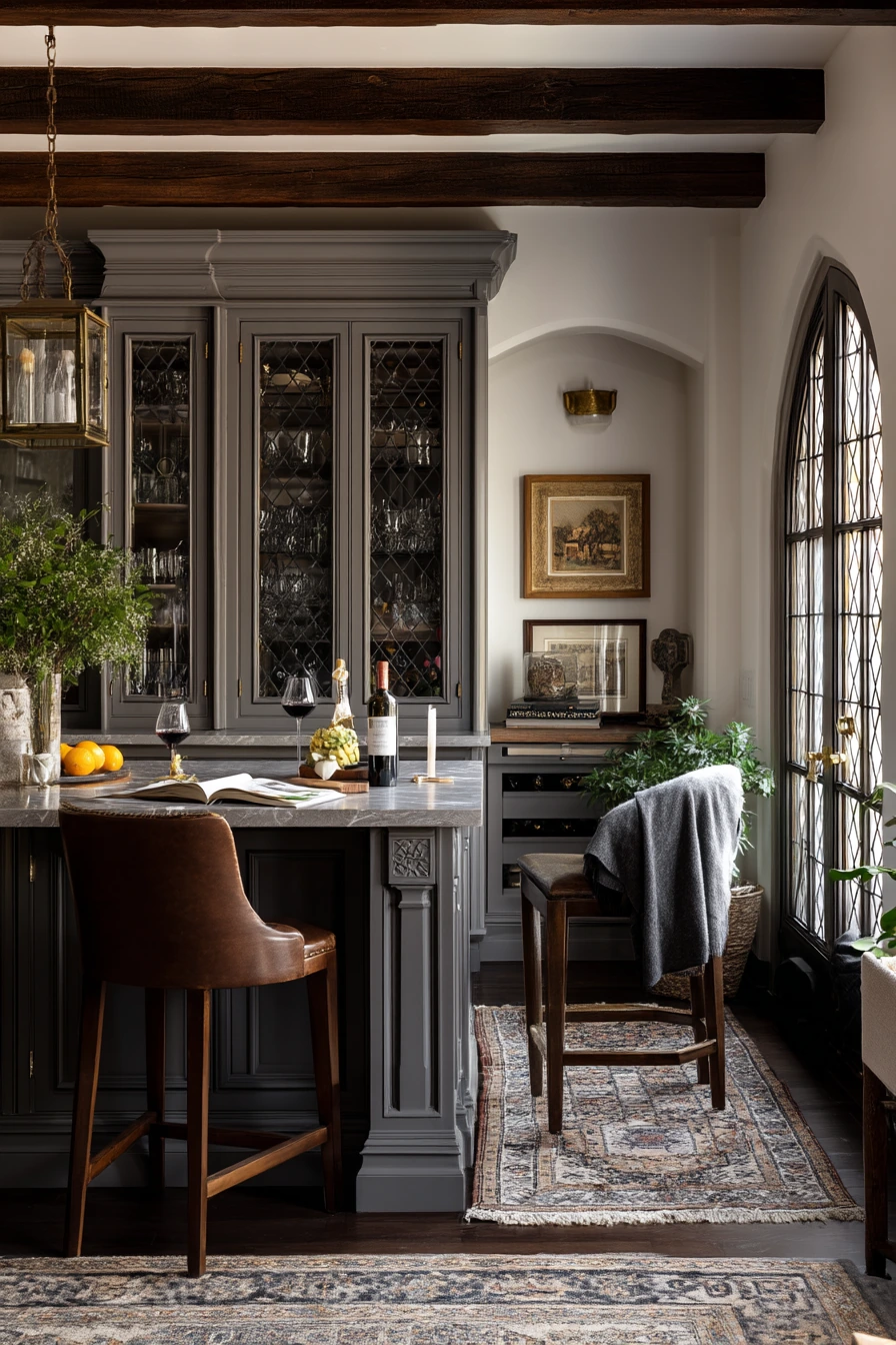 Elegant Tudor Kitchen for Entertaining