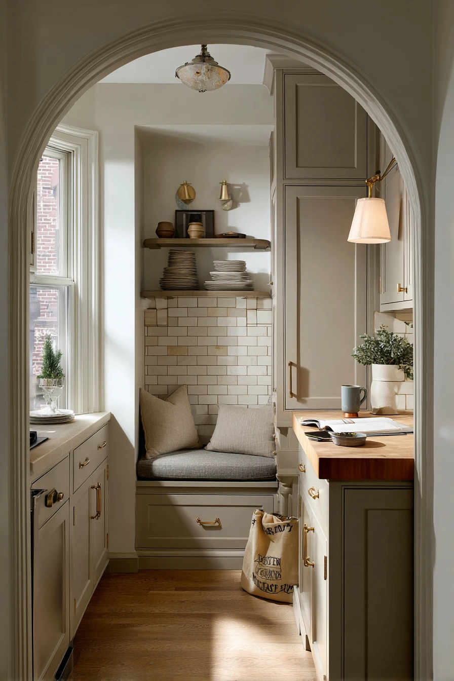 Small Tudor Kitchen for a Couple