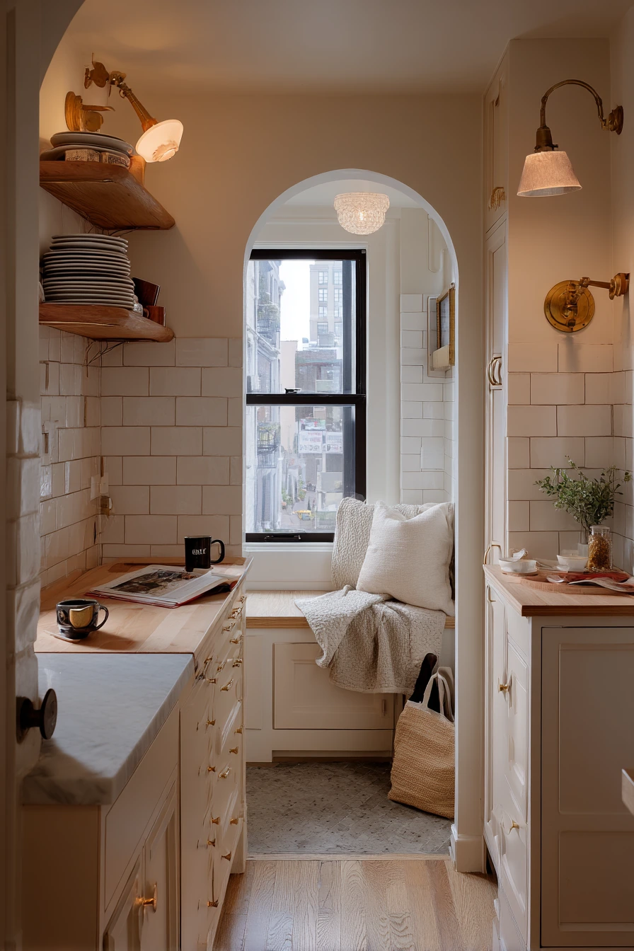 Small Tudor Kitchen for a Couple