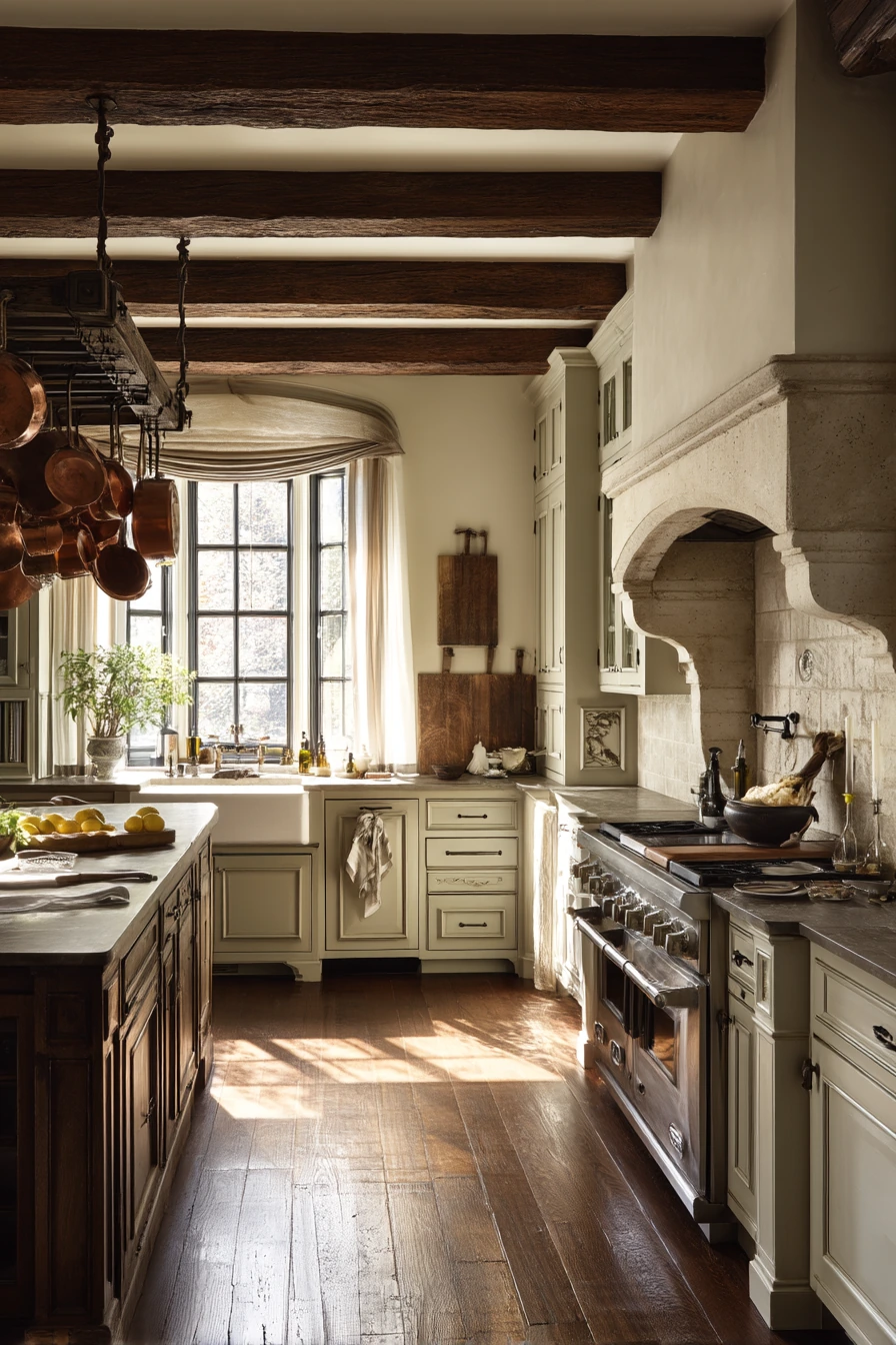 Historic Tudor Kitchen with Modern Cooking