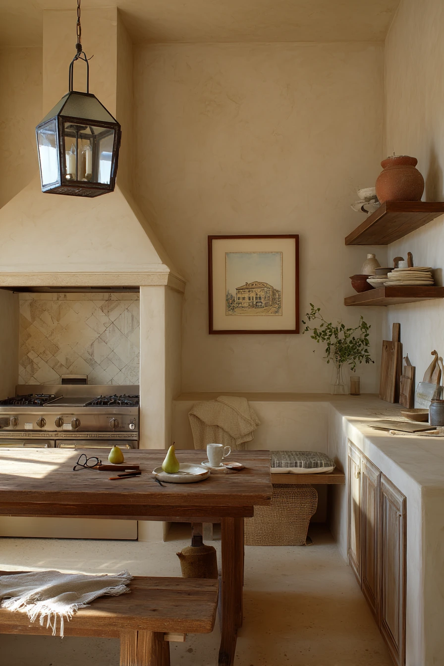 Quiet Tuscan Kitchen for Empty Nest Calm