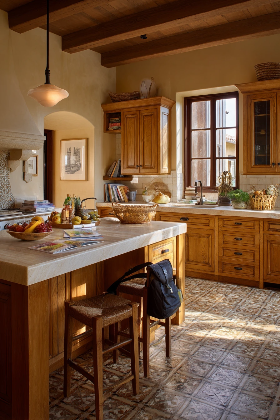 Tuscan Kitchen with Kids After School