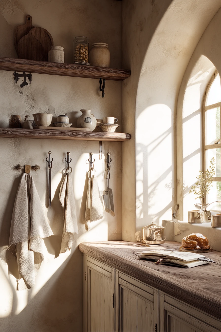 Tuscan Kitchen with Coffee Nook and Morning Ritual