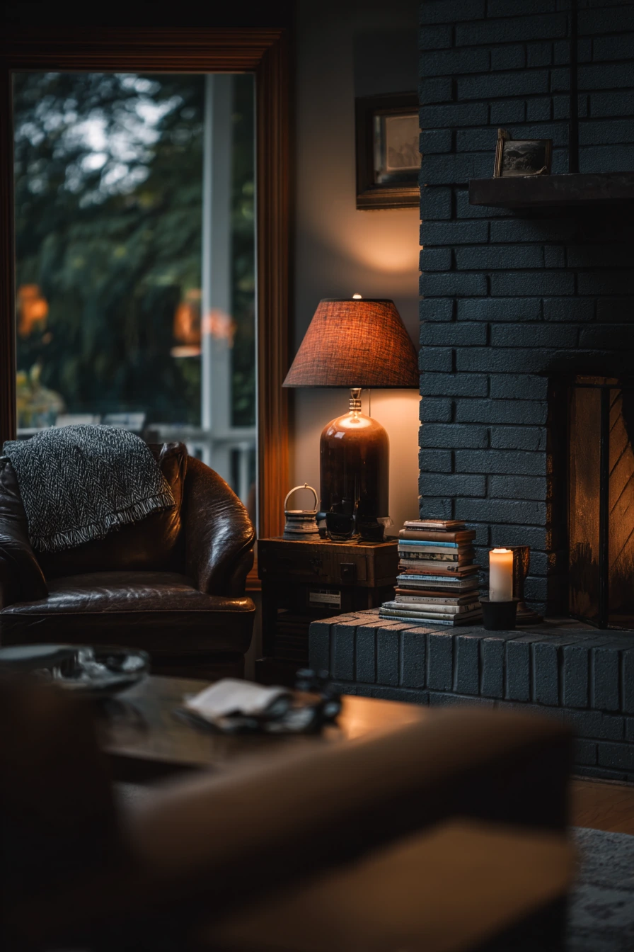 Moody Evening Hearth with Practical Layers