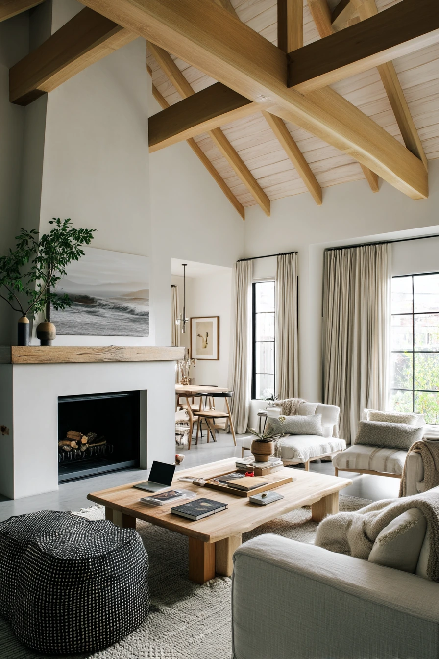 Scandinavian Family Space with Vertical Drama