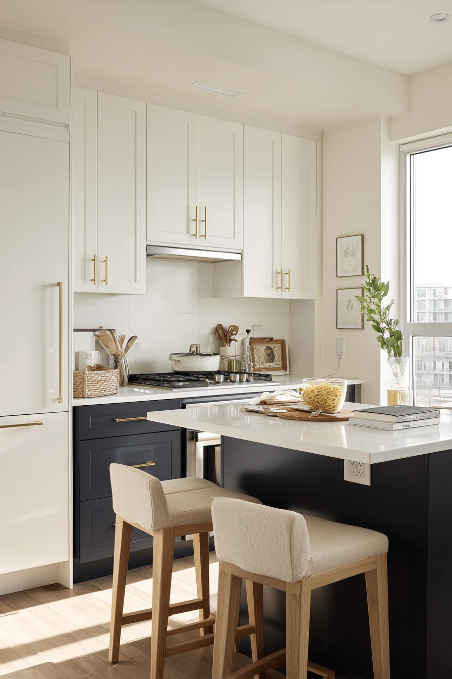 Navy Island, Soft White Perimeter in a Small City Apartment