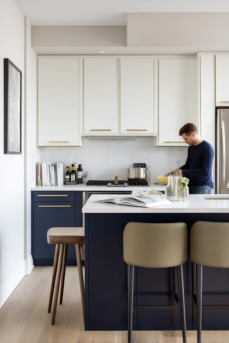 Navy Island, Soft White Perimeter in a Small City Apartment