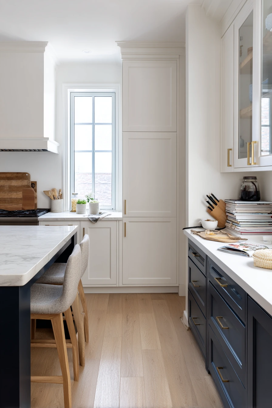 Navy Island, Soft White Perimeter in a Small City Apartment