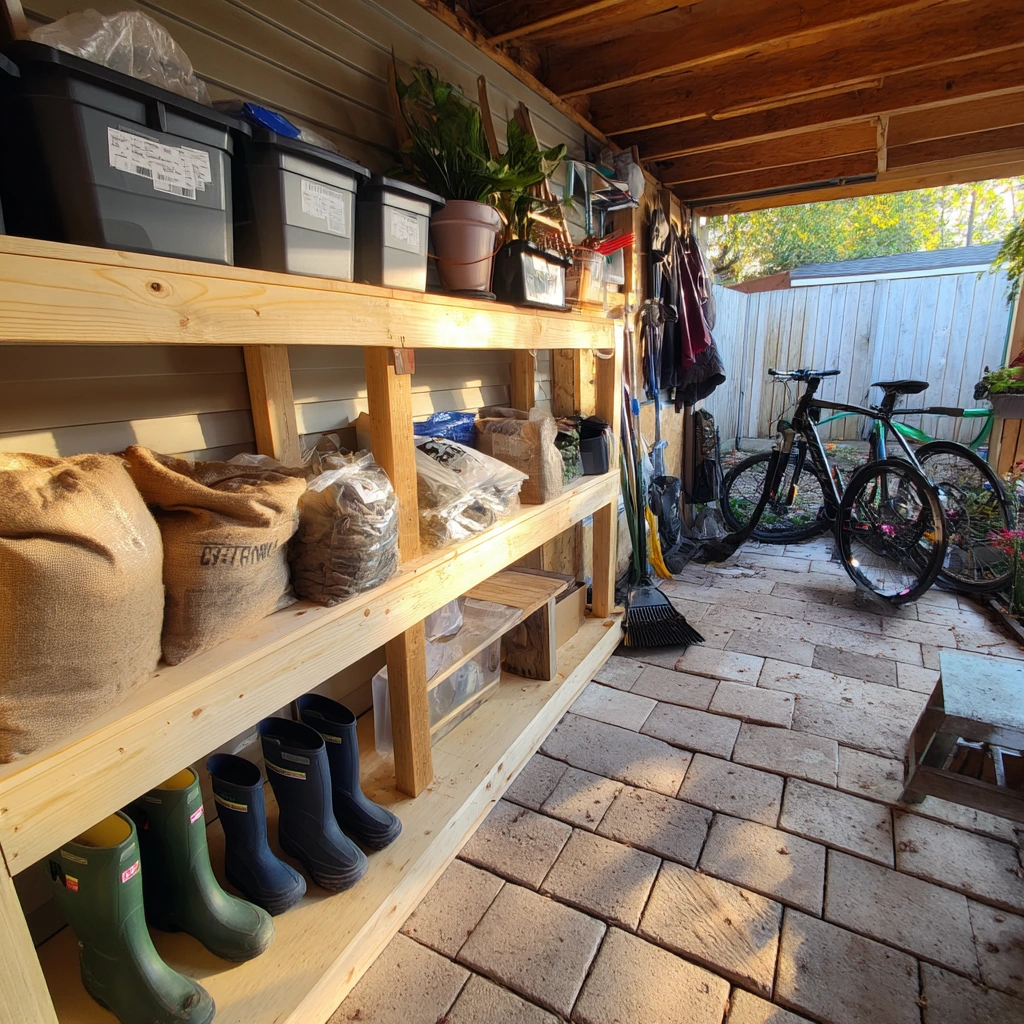Budget DIY Storage Wall
