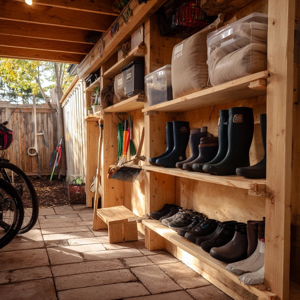 Budget DIY Storage Wall