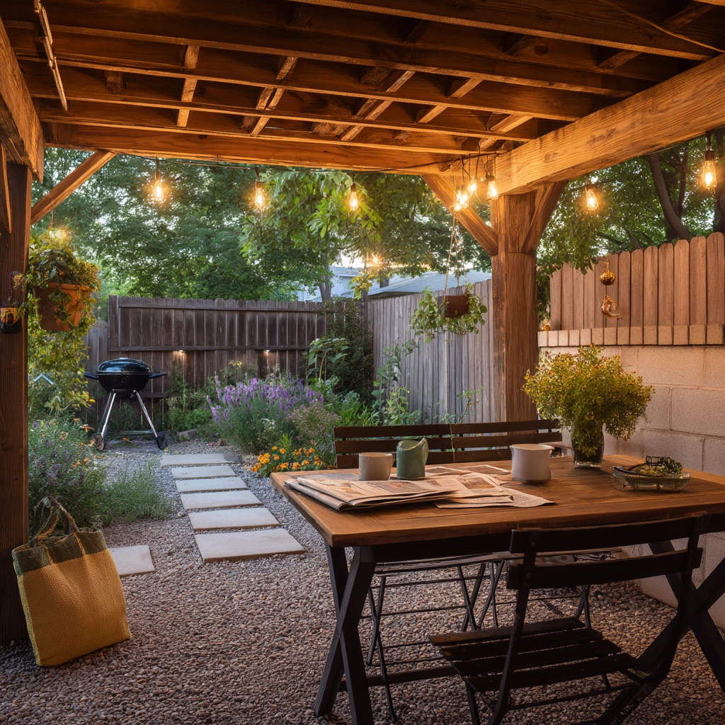 Budget-Friendly Paver Hangout