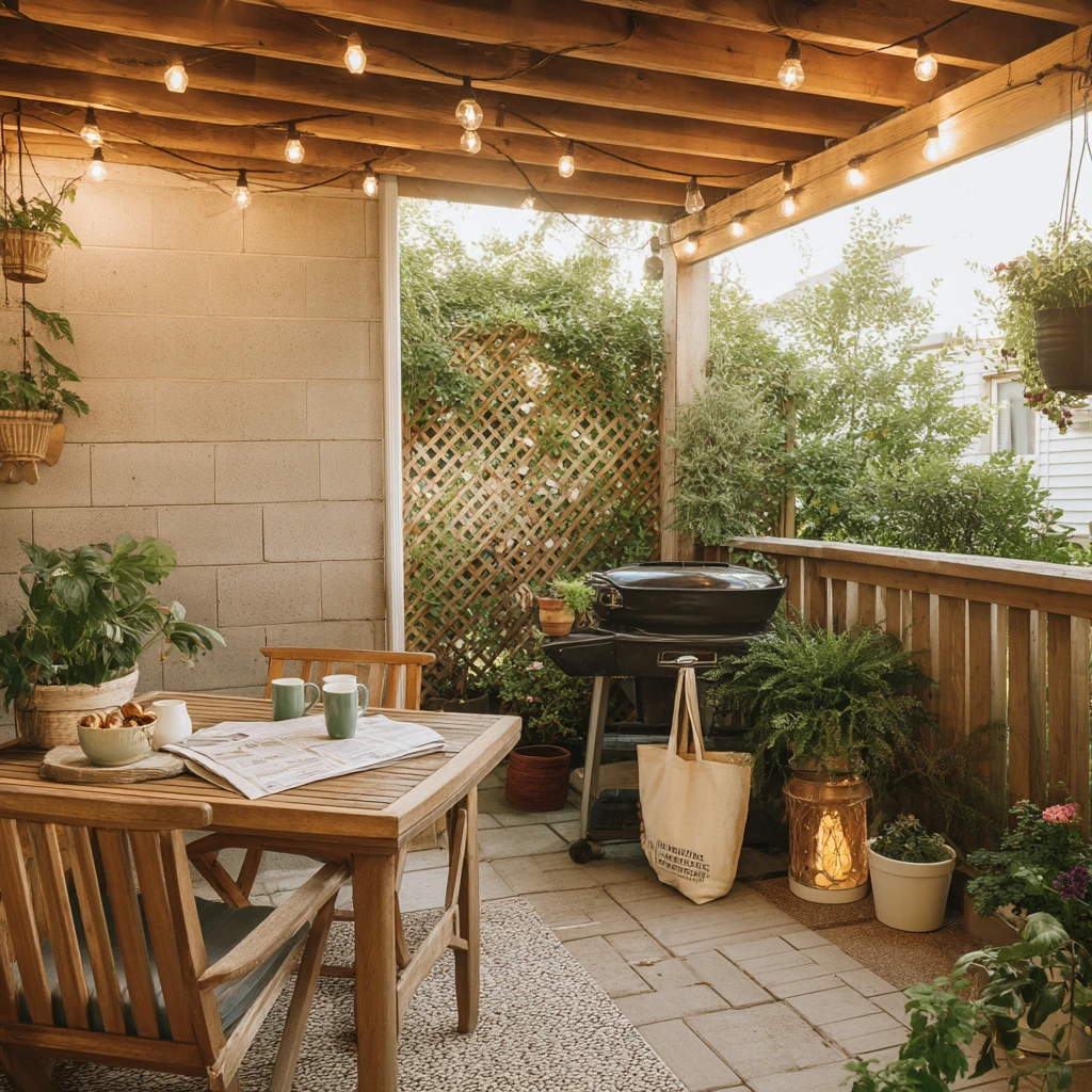 Budget-Friendly Paver Hangout