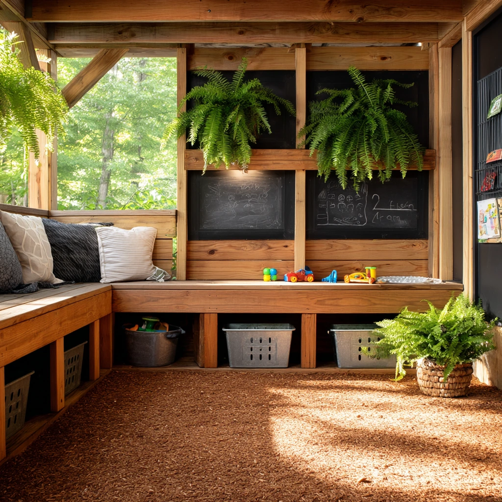 Play Zone With Hidden Storage