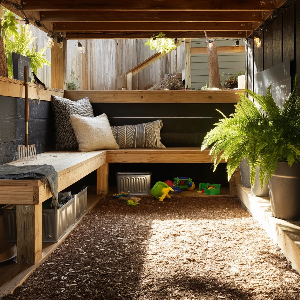 Play Zone With Hidden Storage