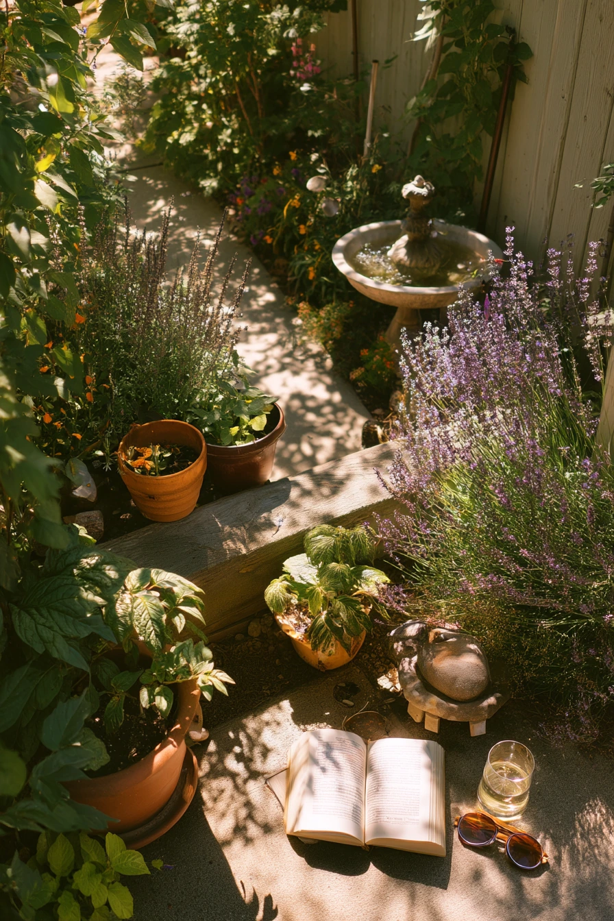 Pollinator-Friendly Side Yard for Quiet Evenings