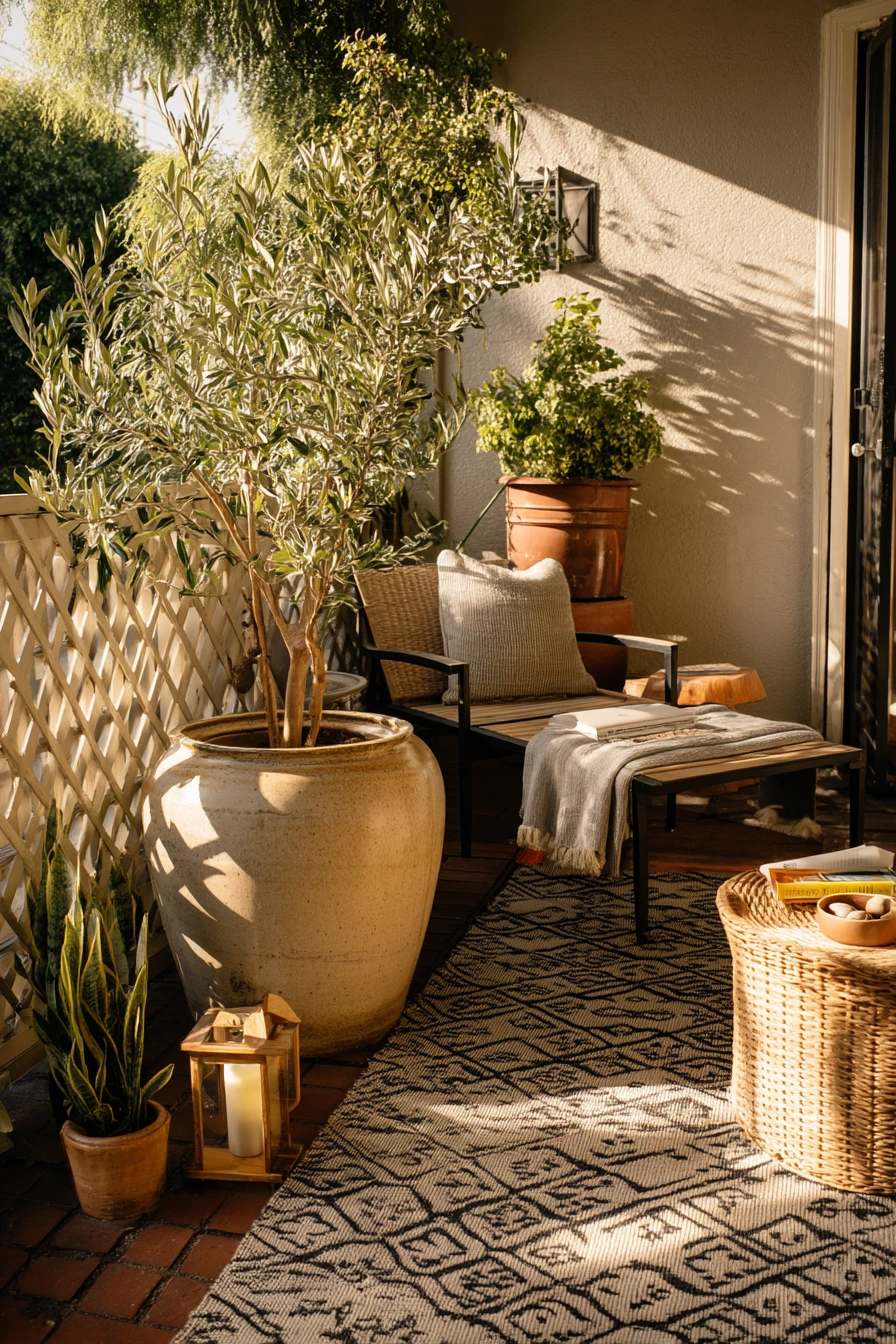 Renter-Friendly Patio Oasis with No-Damage Solutions