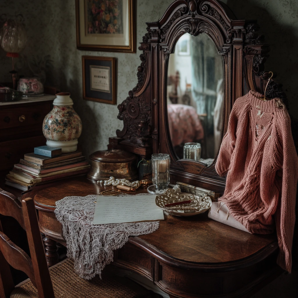 Vintage Vanity with Collected Charm